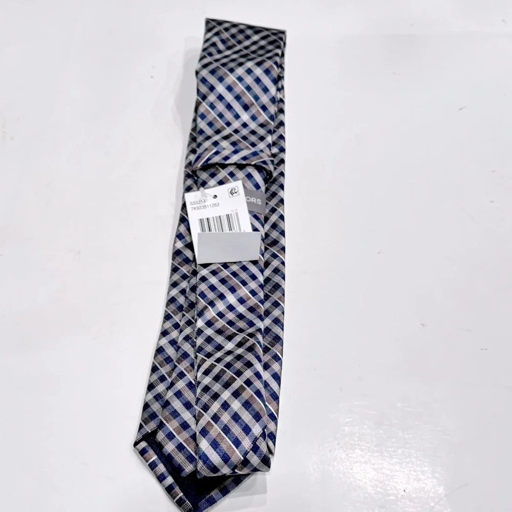 Michael Kors Men's Grid Check-Print Tie - Taupe